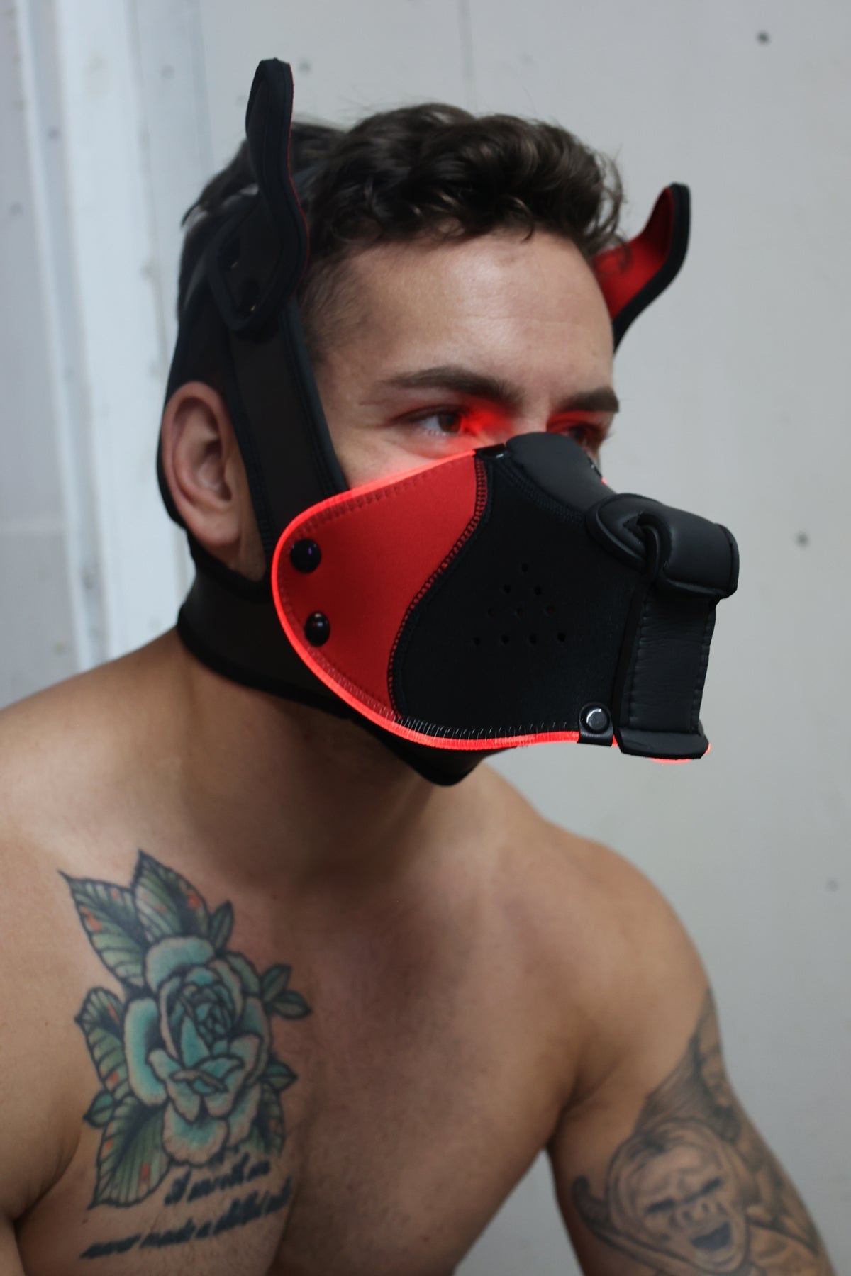 Poundtown Pup Mask 2.0 - Red - DealByEthan.gay loves Breedwell