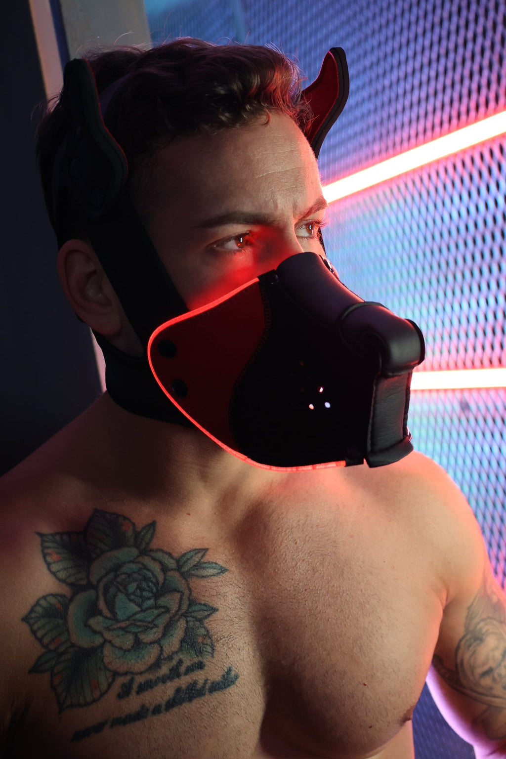 Poundtown Pup Mask 2.0 - Red - DealByEthan.gay loves Breedwell