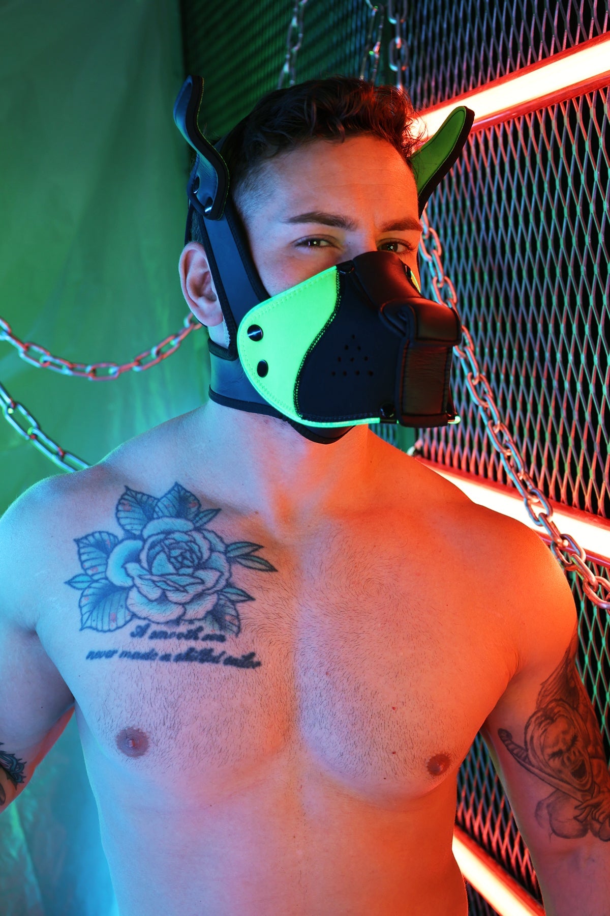 Poundtown Pup Mask 2.0 - Neon Green