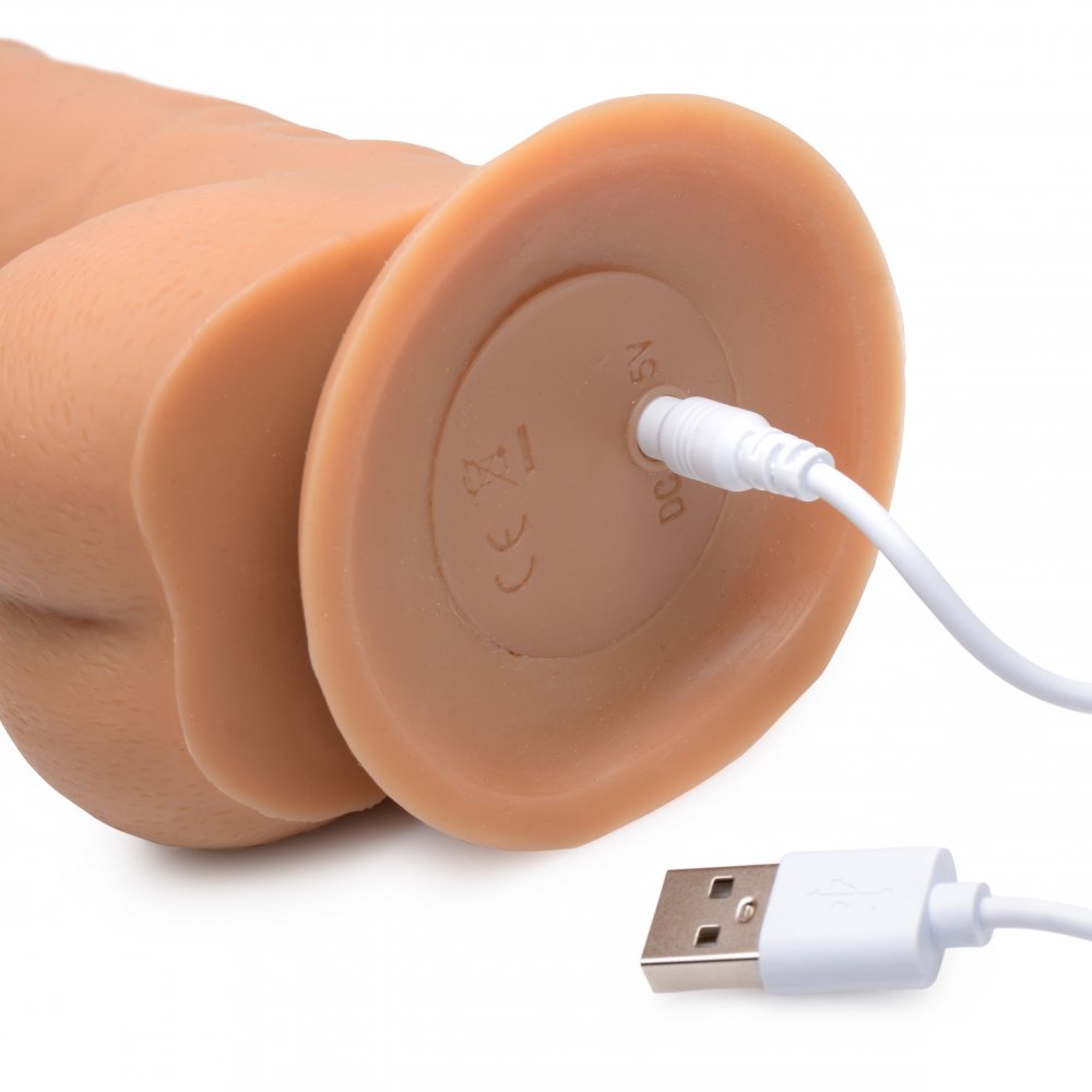 Consolador realista de empuje automático Power Pounder