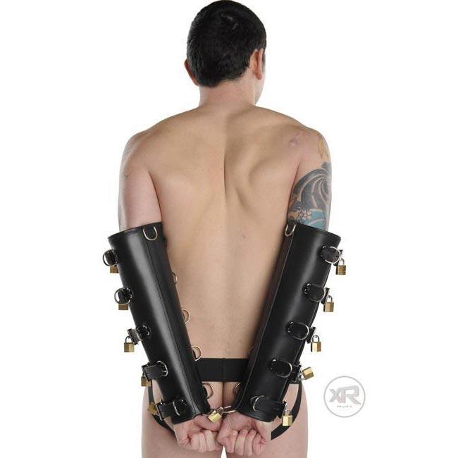 Premium Leather Locking Arm Splints - DealByEthan.gay loves Strict