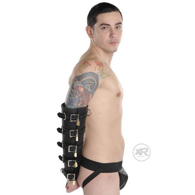 Premium Leather Locking Arm Splints - DealByEthan.gay loves Strict