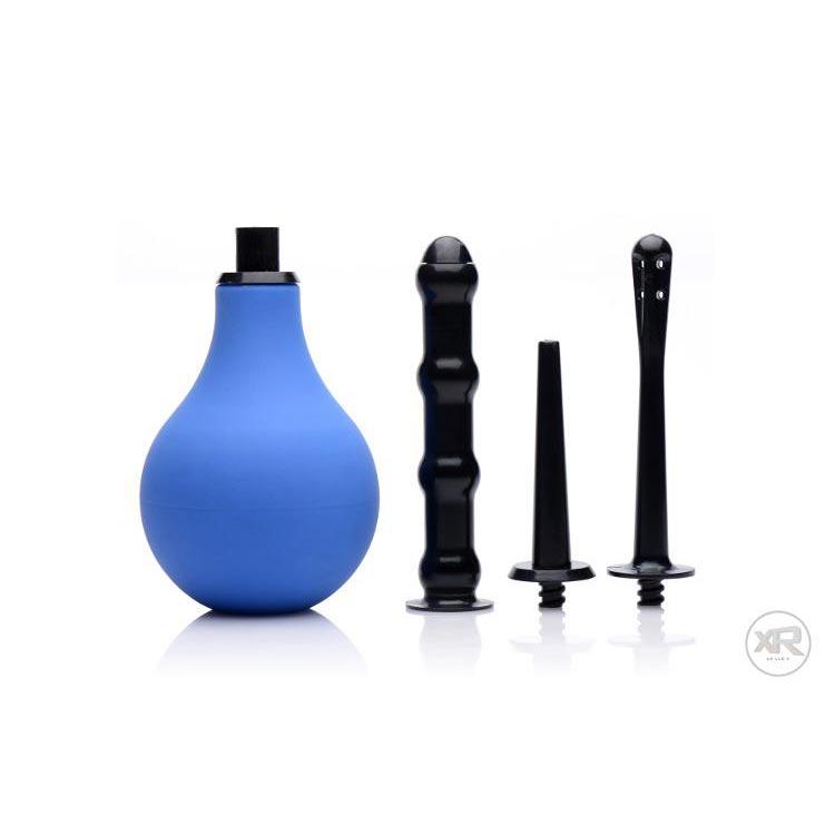 Juego de ducha anal con válvula unidireccional premium