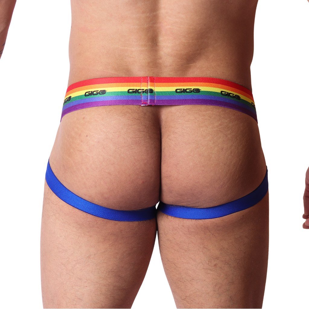 Pride Jockstrap back view by Gigo Underwear