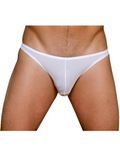 White sheer mesh briefs with narrow waistband and minimal coverage from pride metro rio bikini 3-pack