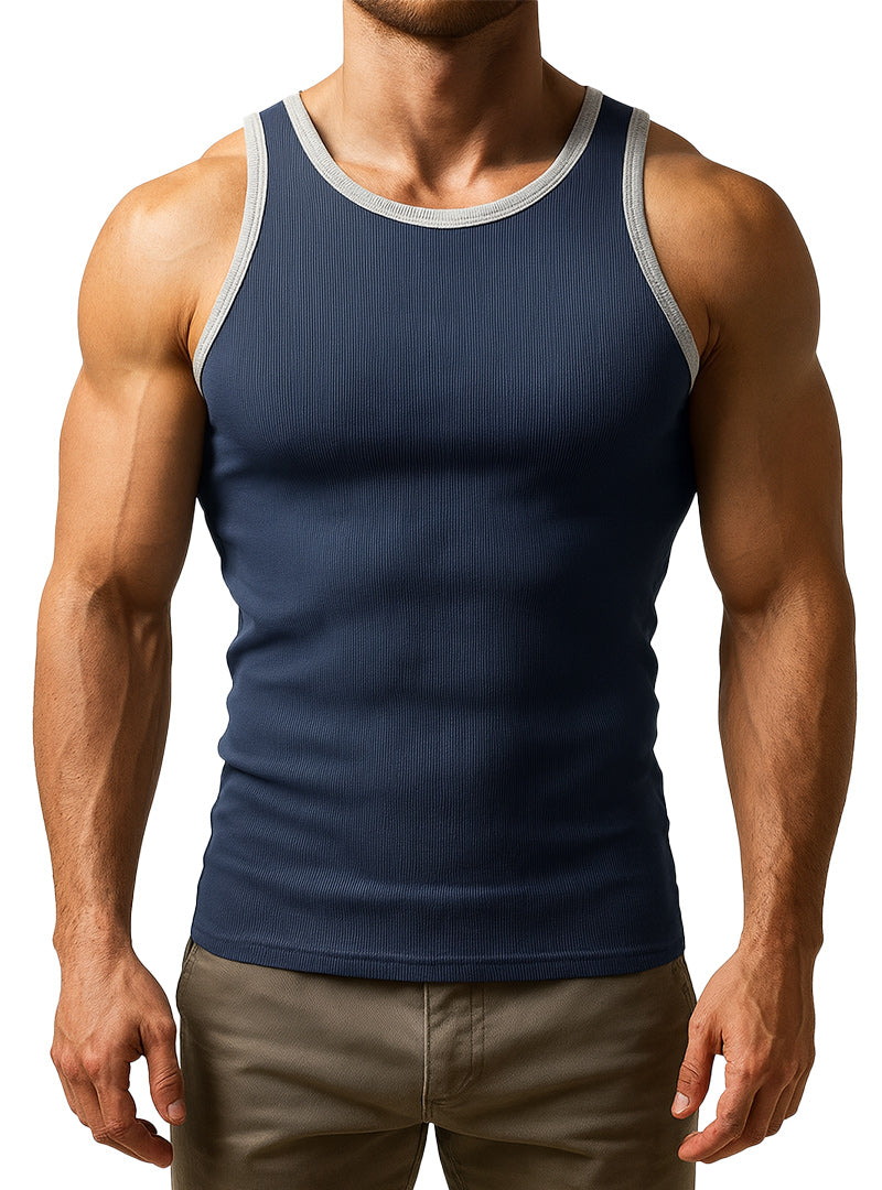 Pride USA Ribbed Cotton Tank Top - DealByEthan.gay loves Pride USA