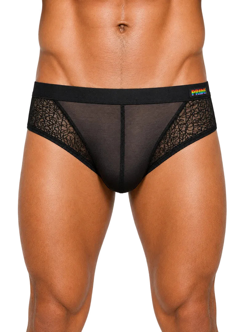 Pride USA Men's Venice Lace Brief Underwear