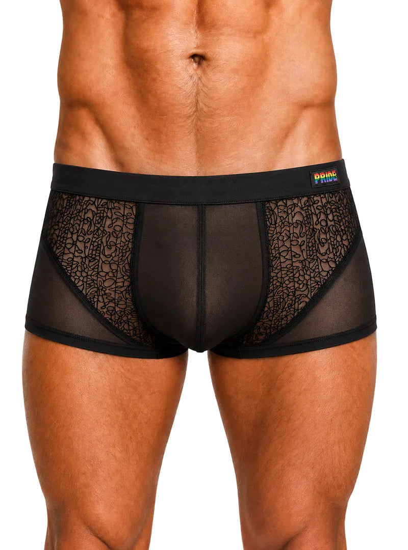 Pride USA Men's Venice Lace Trunk Underwear