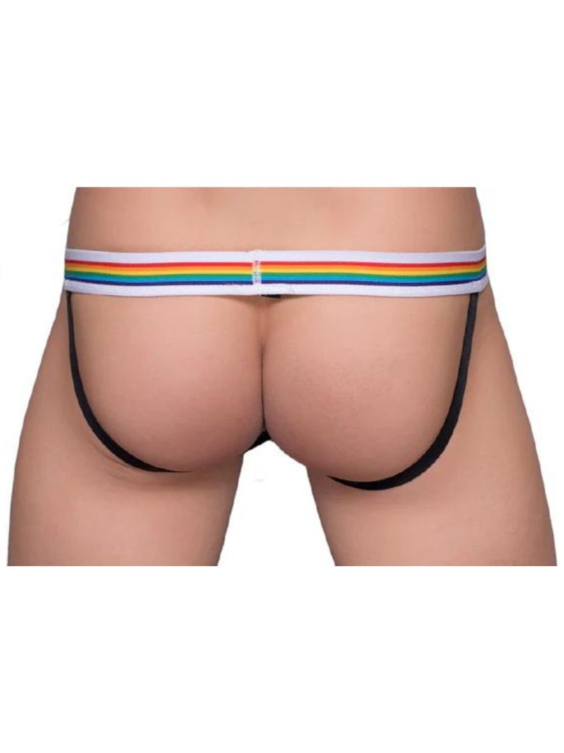 Pride USA Men's Sheer Mesh Archery Jockstrap Open Back Underwear