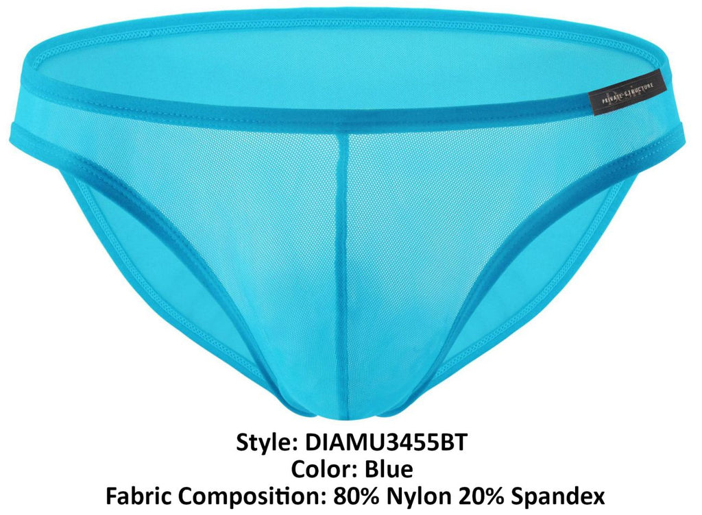 Private Structure DIAMU3455BT Desire Intima Low Rise Bikini Color Blue - DealByEthan.gay loves Private Structure