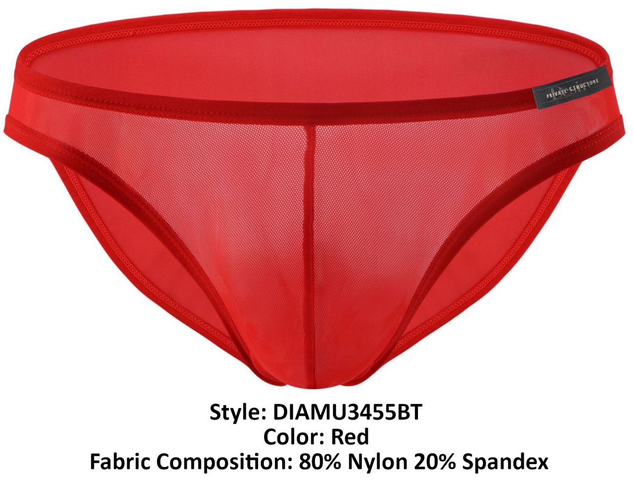 Private Structure DIAMU3455BT Desire Intima Low Rise Bikini Color Red - DealByEthan.gay loves Private Structure