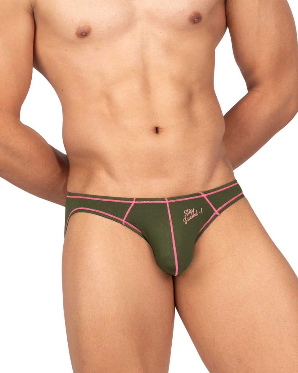 Private Structure EPUS4563 Prime Eutopia Bikini Brief Color Olive - DealByEthan.gay loves Private Structure