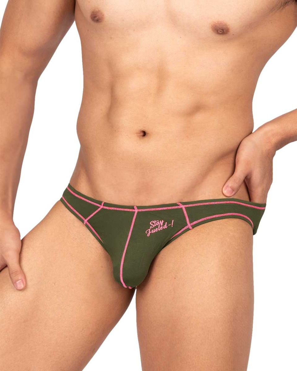 Private Structure EPUS4563 Prime Eutopia Bikini Brief Color Olive - DealByEthan.gay loves Private Structure