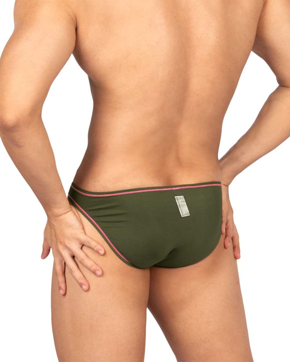 Private Structure EPUS4563 Prime Eutopia Bikini Brief Color Olive - DealByEthan.gay loves Private Structure