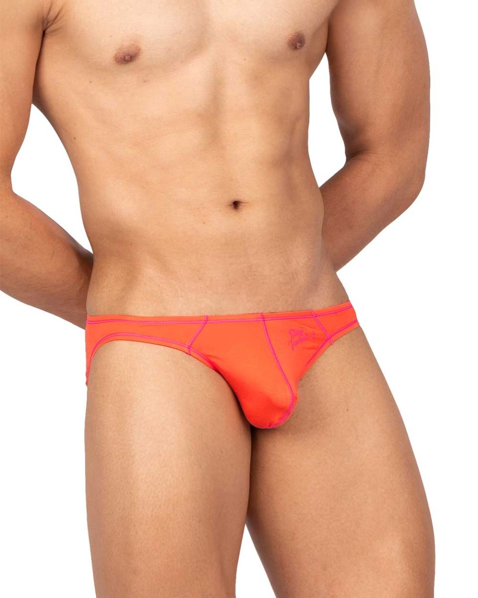 Private Structure EPUS4563 Prime Eutopia Bikini Brief Color Tangarine - DealByEthan.gay loves Private Structure