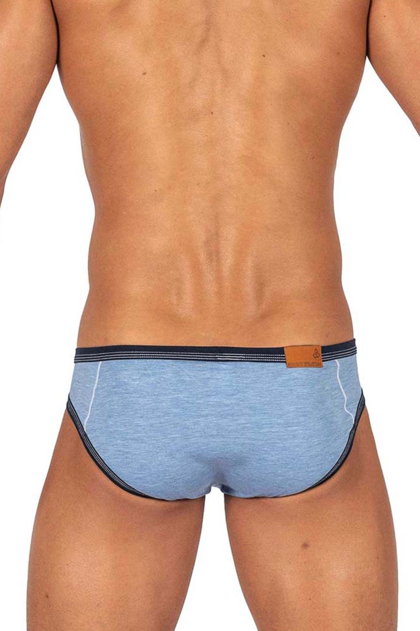 Private Structure LCUT4358 Barn Boy Low Rise Mini Brief Farbe Denim