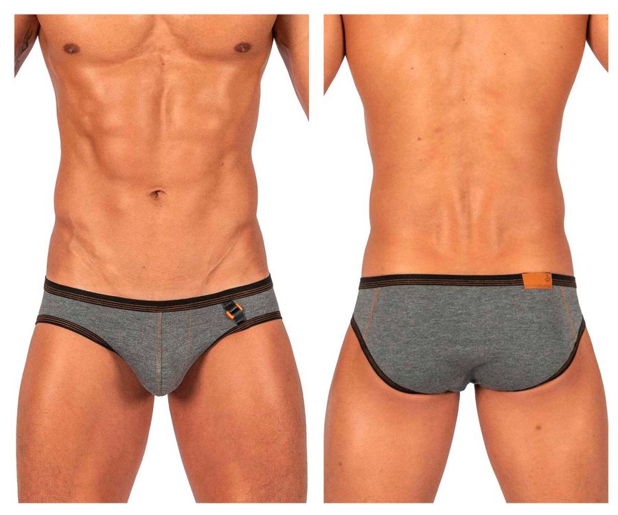 Private Structure LCUT4358 Barn Boy Low Rise Mini Brief Farbe Steingrau
