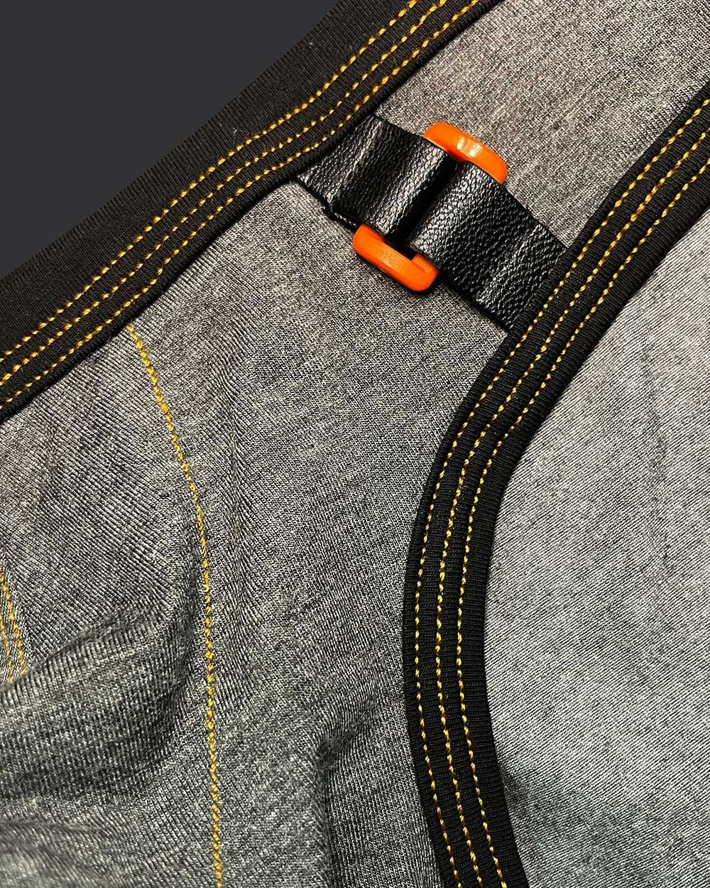 Braguita de tiro bajo modelo LCUT4358 de estructura privada para niño de granero, color gris piedra