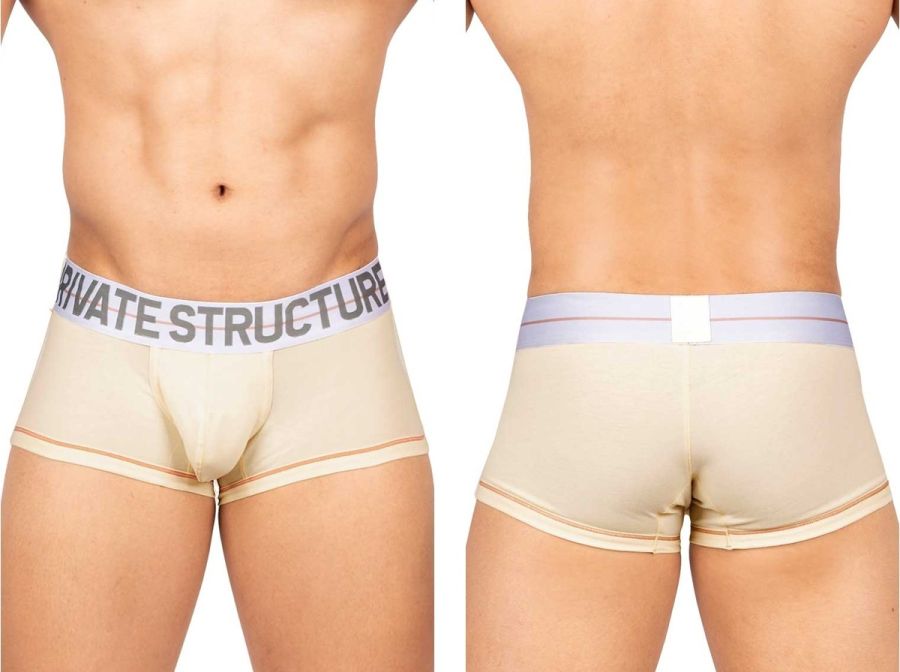 Private Structure MOUX4103 Mo Lite Mid Waist Trunk Color Cream - DealByEthan.gay loves Private Structure