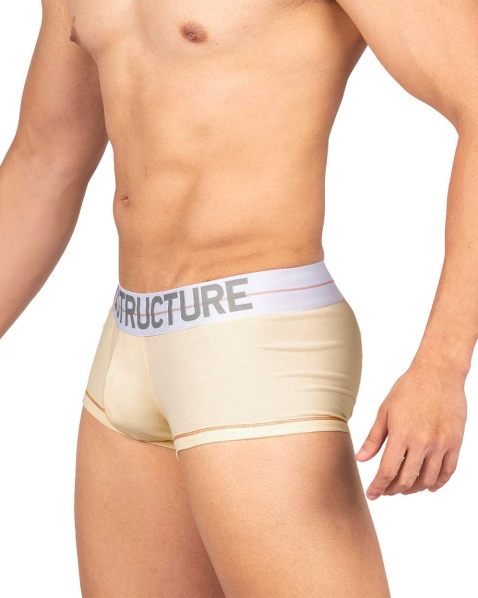 Private Structure MOUX4103 Mo Lite Mid Waist Trunk Color Cream - DealByEthan.gay loves Private Structure