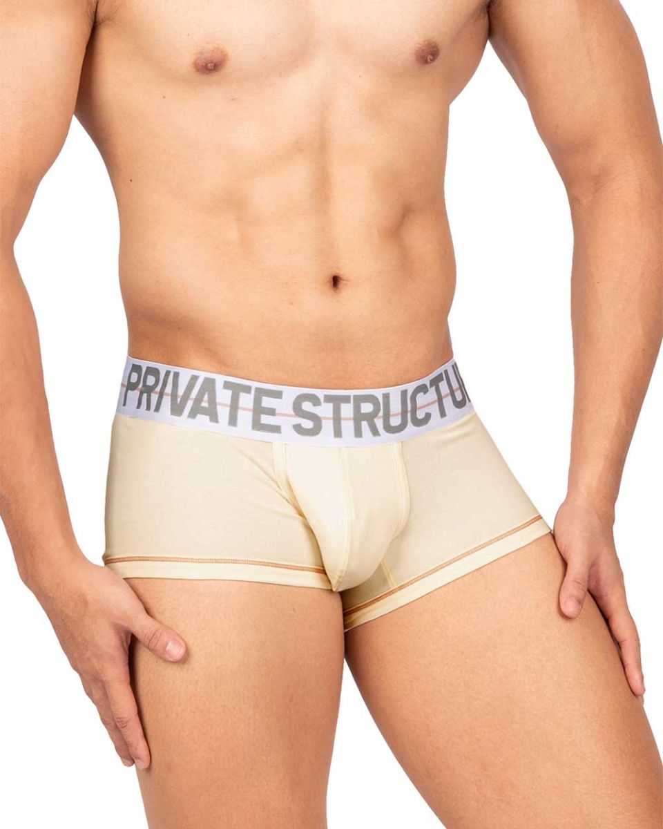 Private Structure MOUX4103 Mo Lite Mid Waist Trunk Color Cream - DealByEthan.gay loves Private Structure