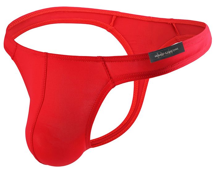 Private Structure DGEMU3545BT Desire Glaze Tanga Farbe Rot