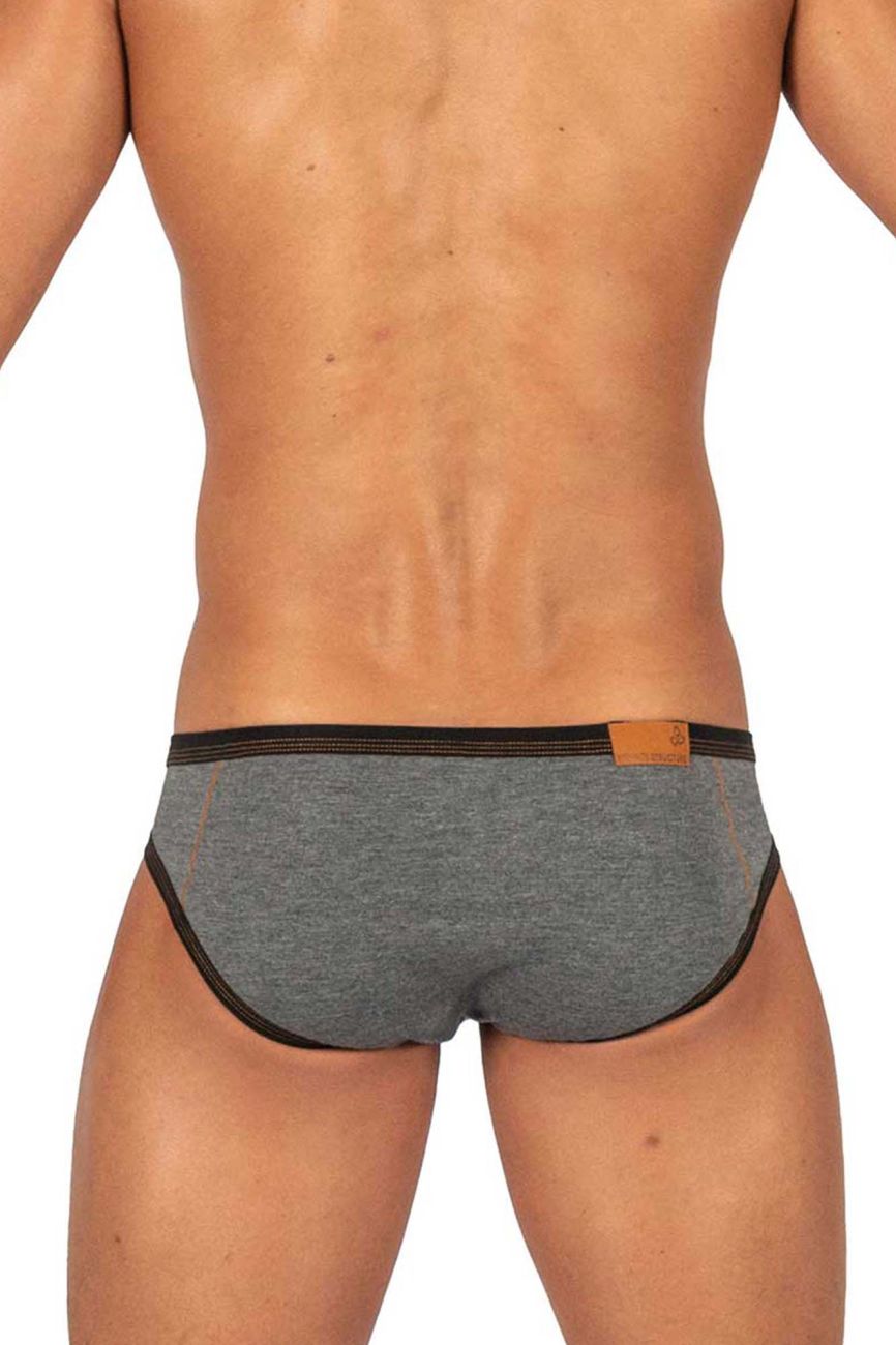 Private Structure LCUT4358 Barn Boy Low Rise Mini Brief Farbe Steingrau