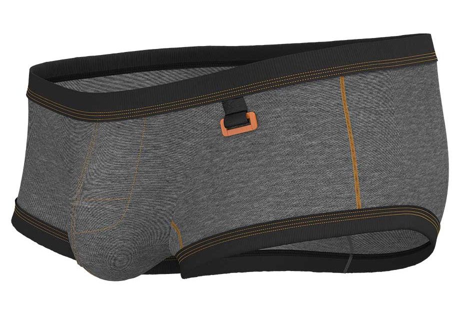 Private Structure LCUT4359 Barn Boy Low Rise Trunk Farbe Steingrau
