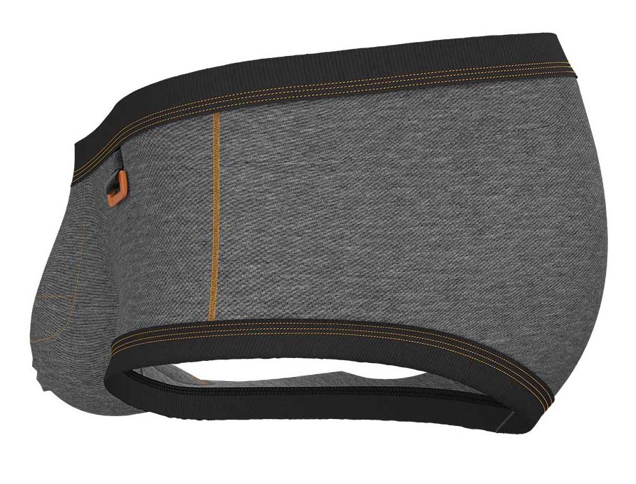 Private Structure LCUT4359 Barn Boy Low Rise Trunk Farbe Steingrau