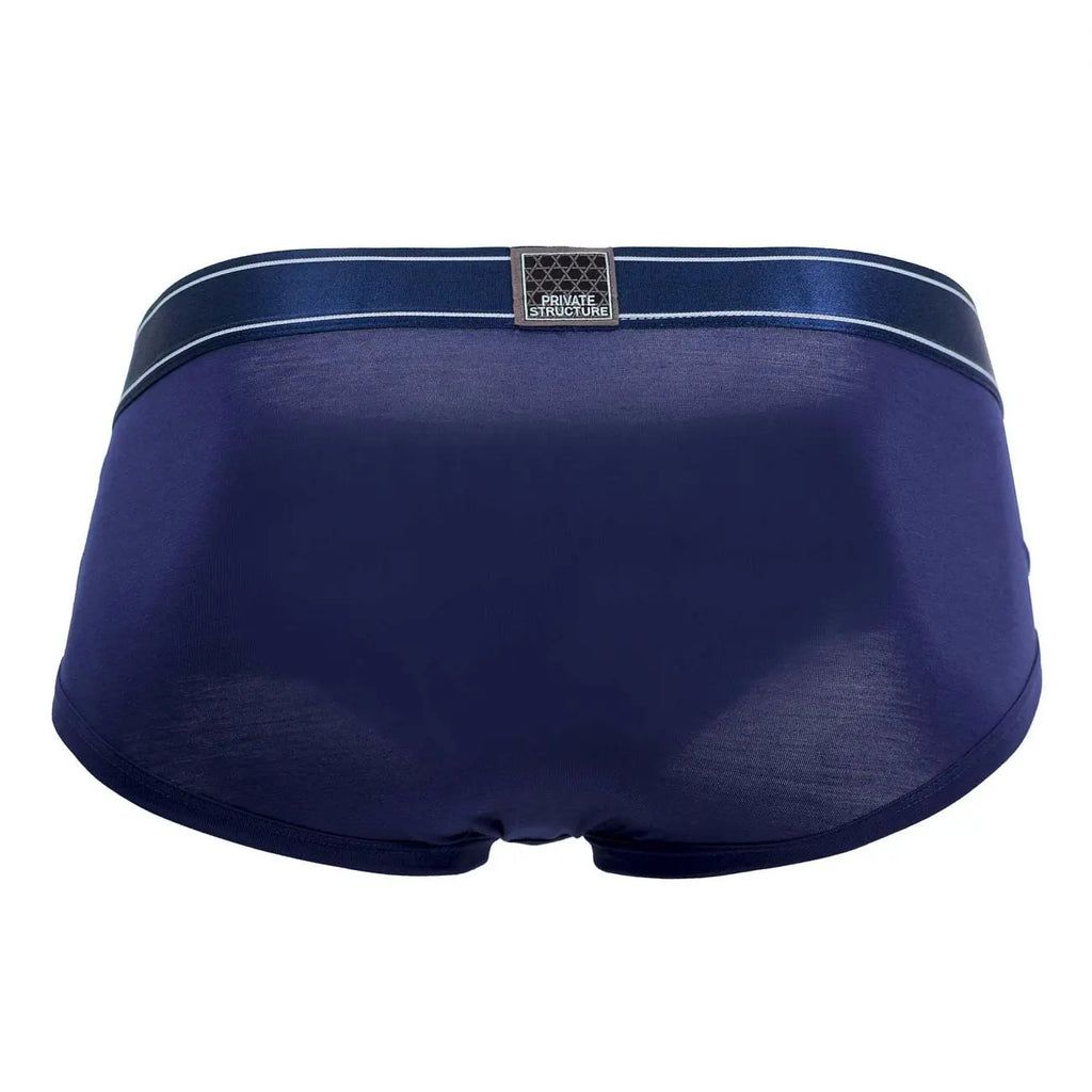Private Structure Herrenunterwäsche PBUZ3748 Platinum Bamboo Briefs Farbe Midnight Navy