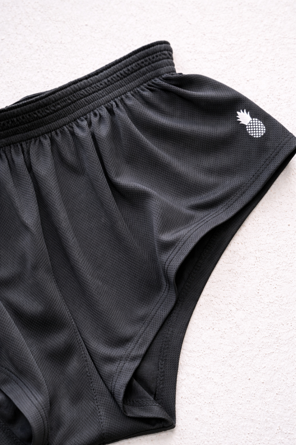 JJ Malibu Men's Stretch-It 2" Quick-Dry Short Shorts - Midnight Black