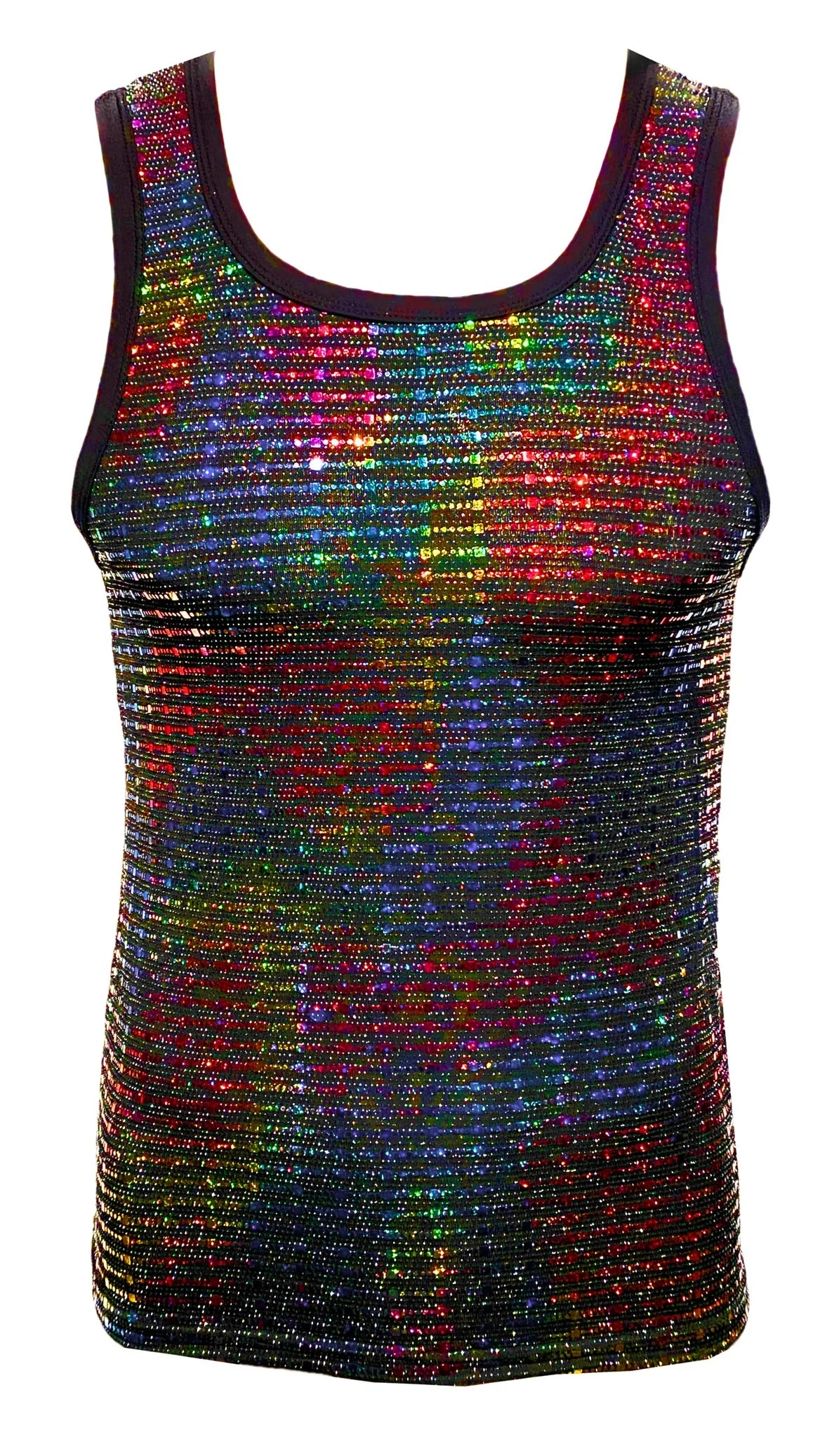 RAINBOW SEQUIN TANK - DealByEthan.gay loves KNOBS