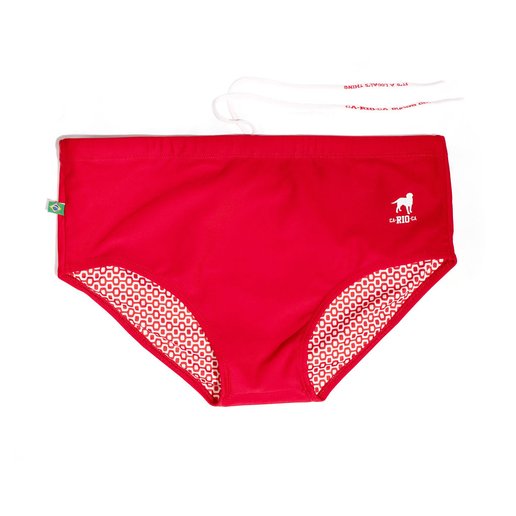 CA-RIO-CA Classic Cut Solids Sunga - Male Bathing Suit