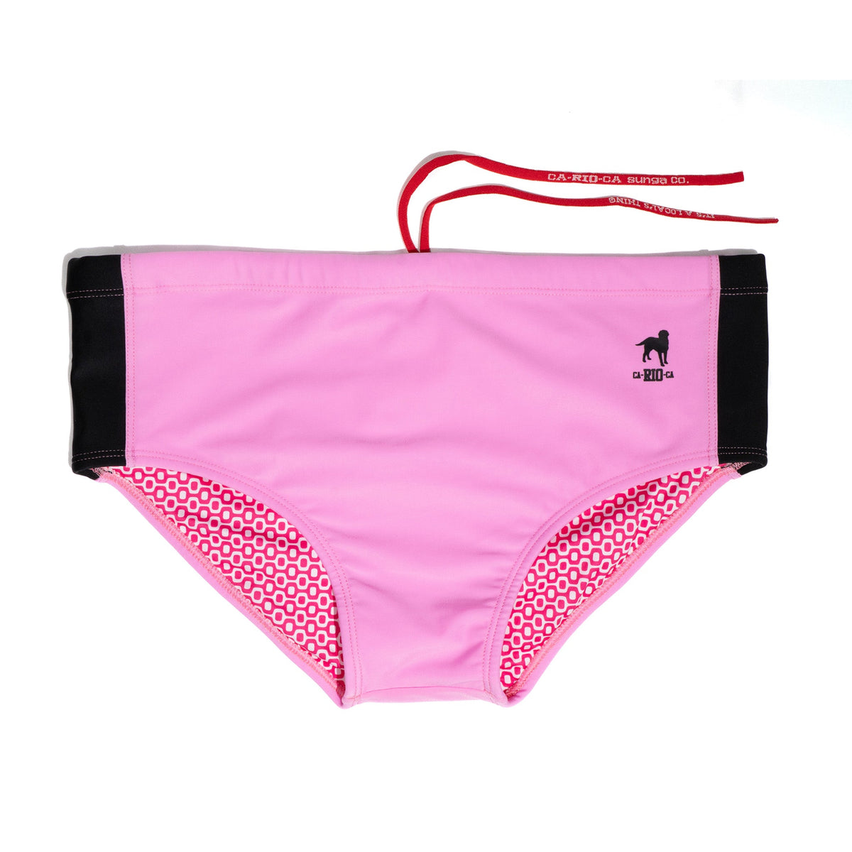 CA-RIO-CA Recorte Rosa - solid Men's Swimming Sunga - Beachwear for Men