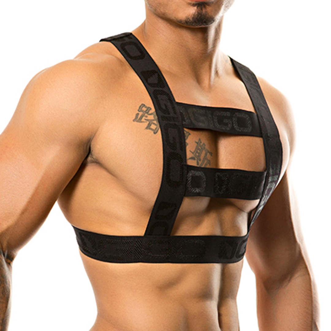Resistless Black Harness by Gigo Underwear - Resistless Black Harness | Mens underwear by GIGO Underwear