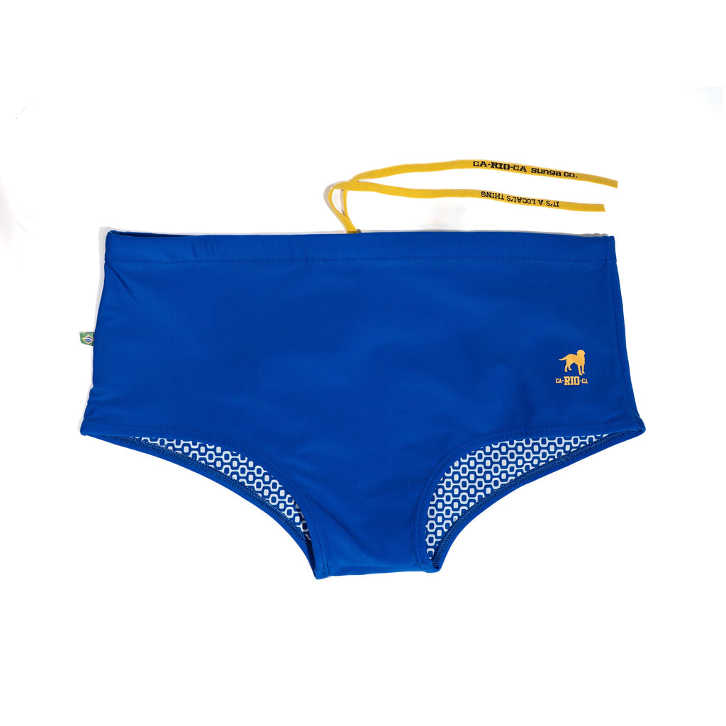 CA-RIO-CA Sunga tradicional de corte cuadrado en colores lisos - Traje de baño
