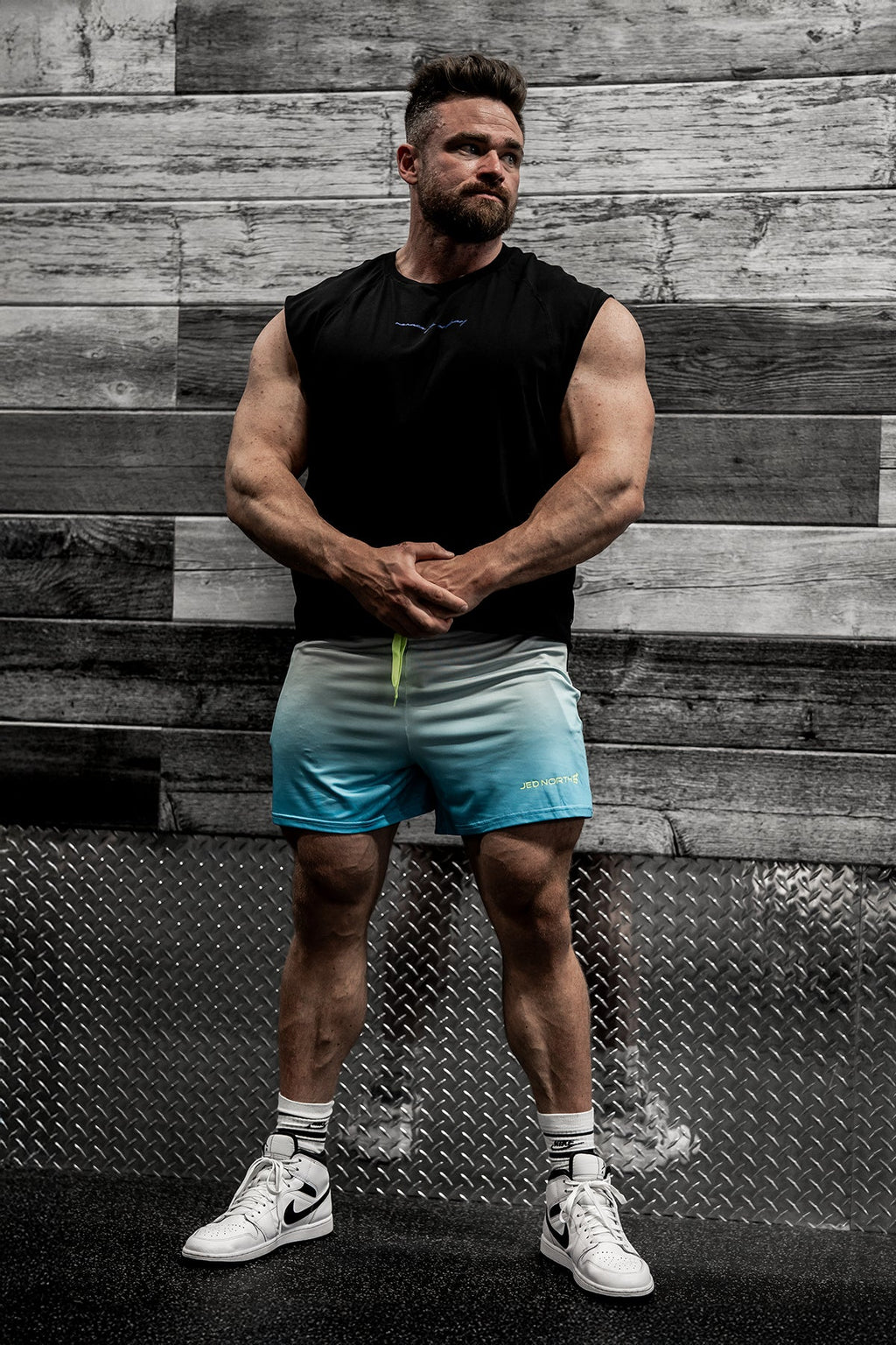 Raglan Sleeveless Muscle Tank - All Black - DealByEthan.gay loves Jed North