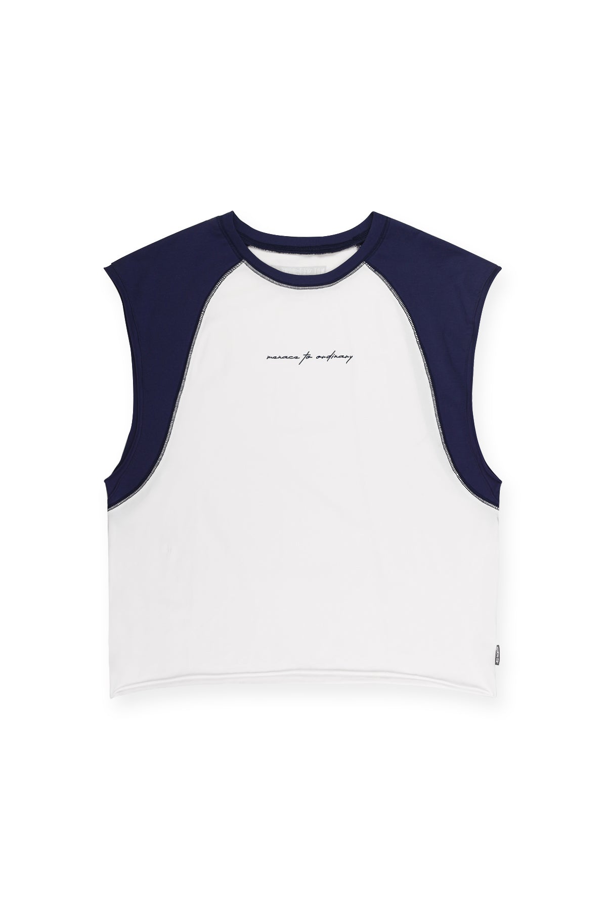 Raglan Sleeveless Muscle Tank - Navy - DealByEthan.gay loves Jed North