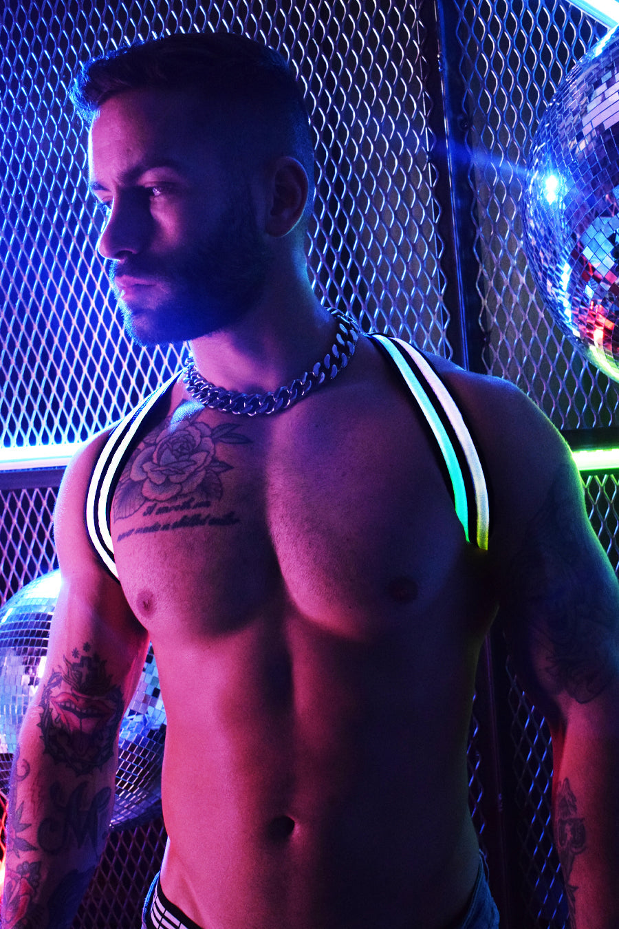 Rainbow Glow Shoulder Harness - DealByEthan.gay loves Breedwell