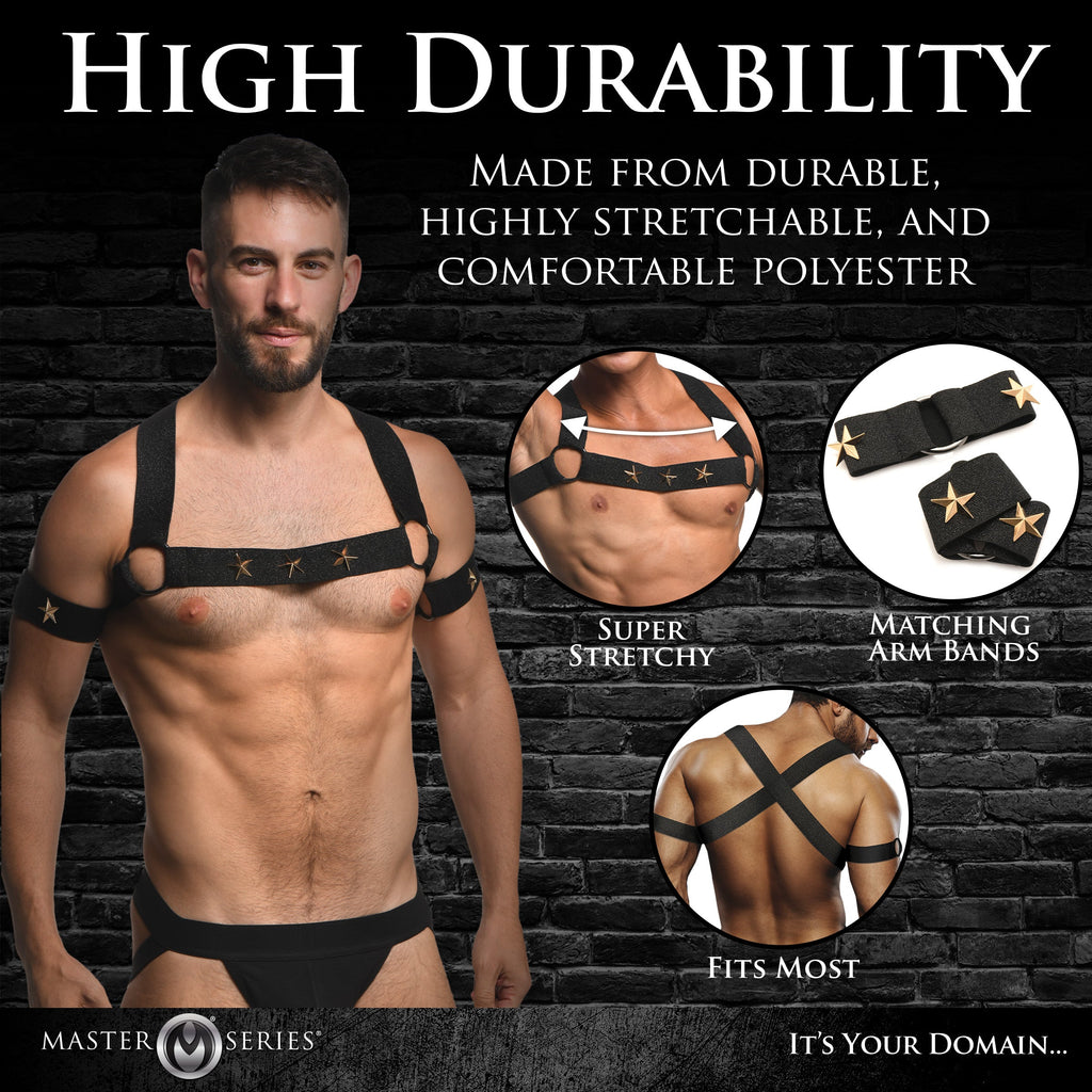 Arnés de pecho elástico Rave Harness con bandas para los brazos