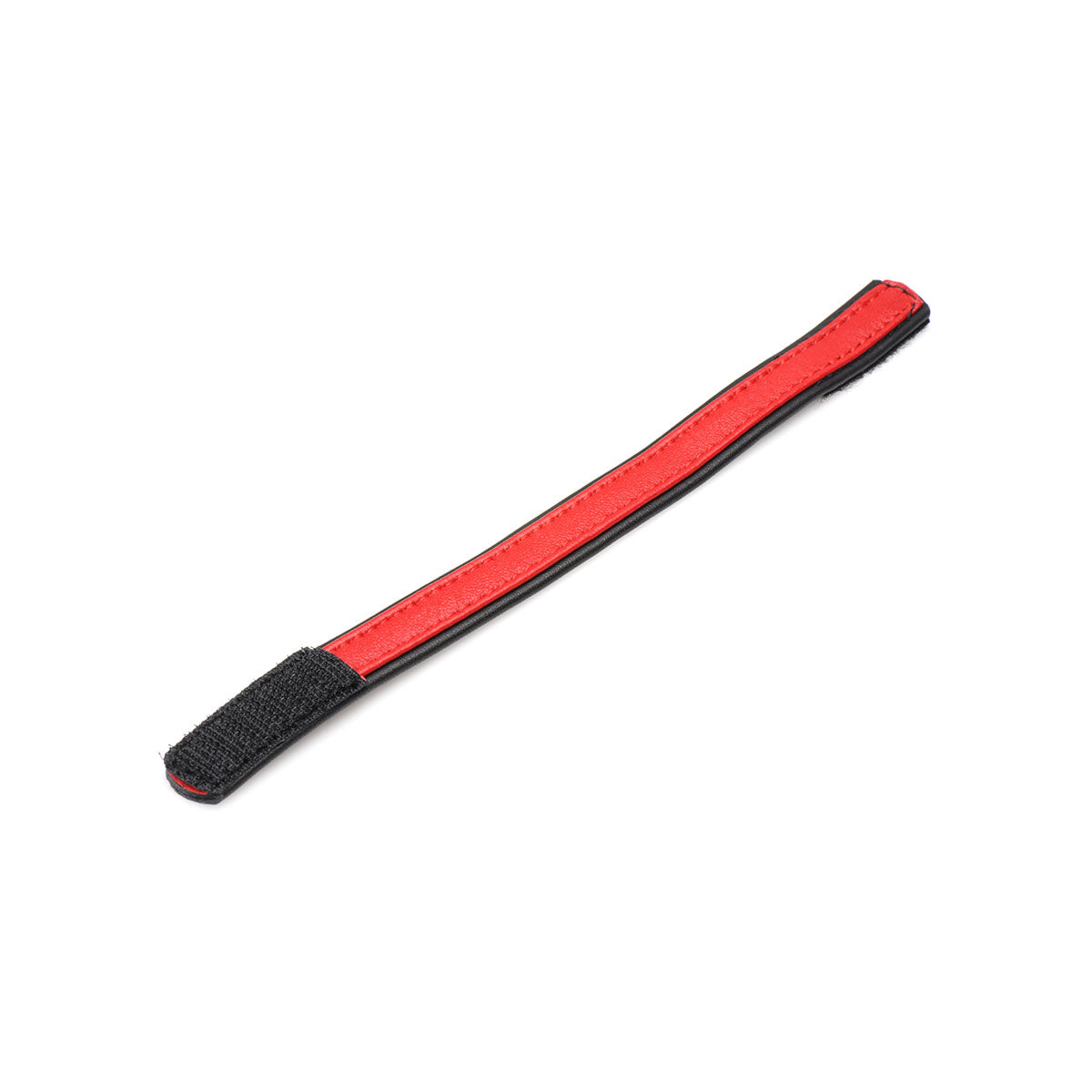 Red Leather Cock Ring with Velcro - DealByEthan.gay loves Strict Leather