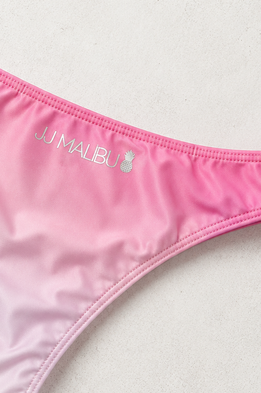 JJ Malibu Men's Renaissance Low-Cut Swim Bikini Briefs for Men - Pink Ombre
