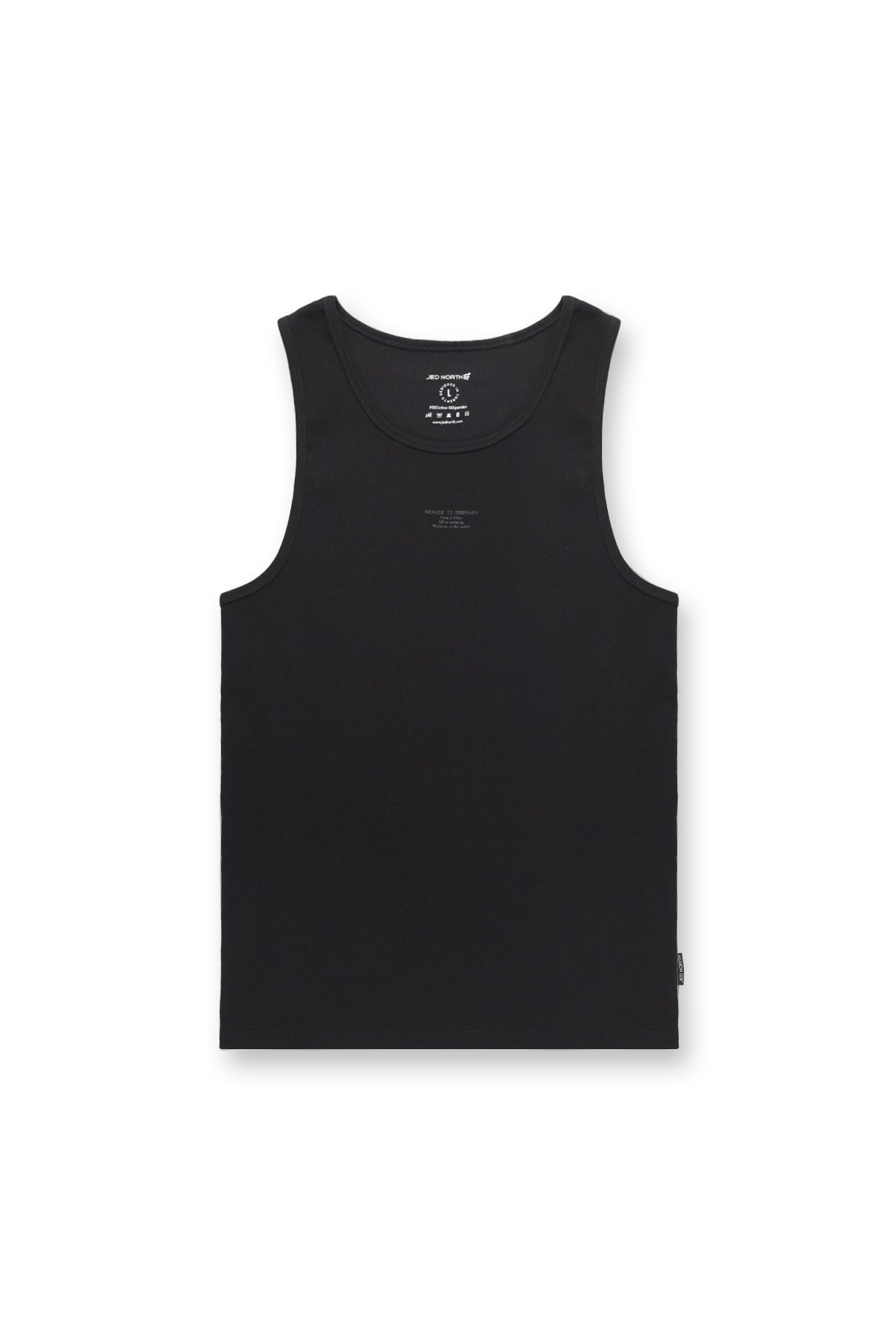 Ribbed Muscle Tank Top - Black - DealByEthan.gay loves Jed North