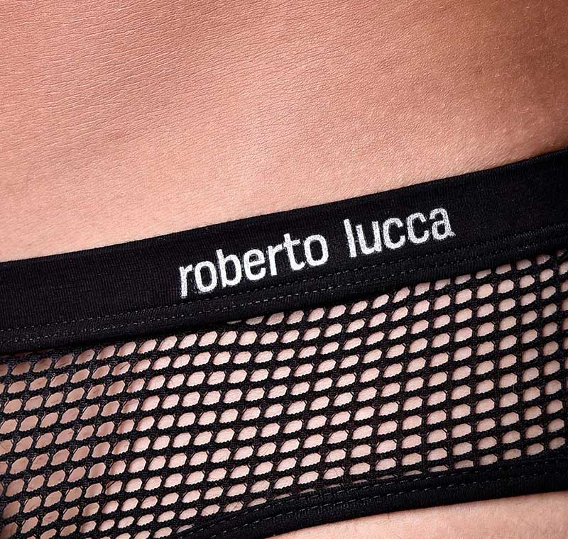 Roberto Lucca Mesh Trunk Underwear Black 80043-00220 Size L - DealByEthan.gay loves Roberto Lucca