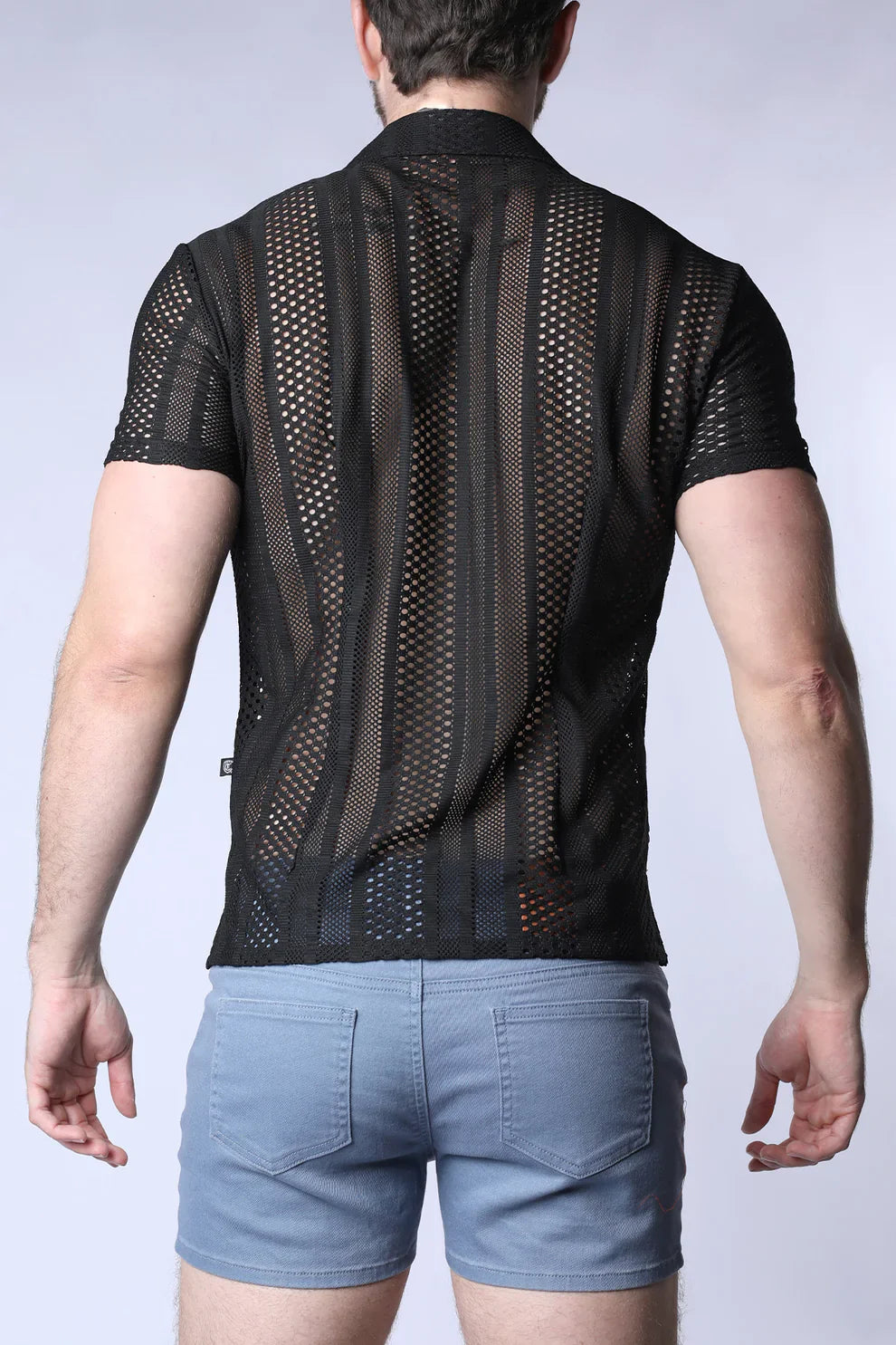 SICILY CROCHET MESH SHIRT - DealByEthan.gay loves Timoteo