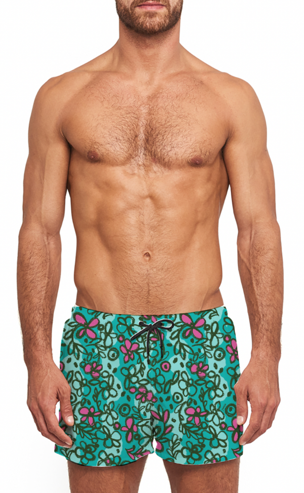 SKETCHBOOK COSMOS SWIM SHORT - DealByEthan.gay loves YUASA