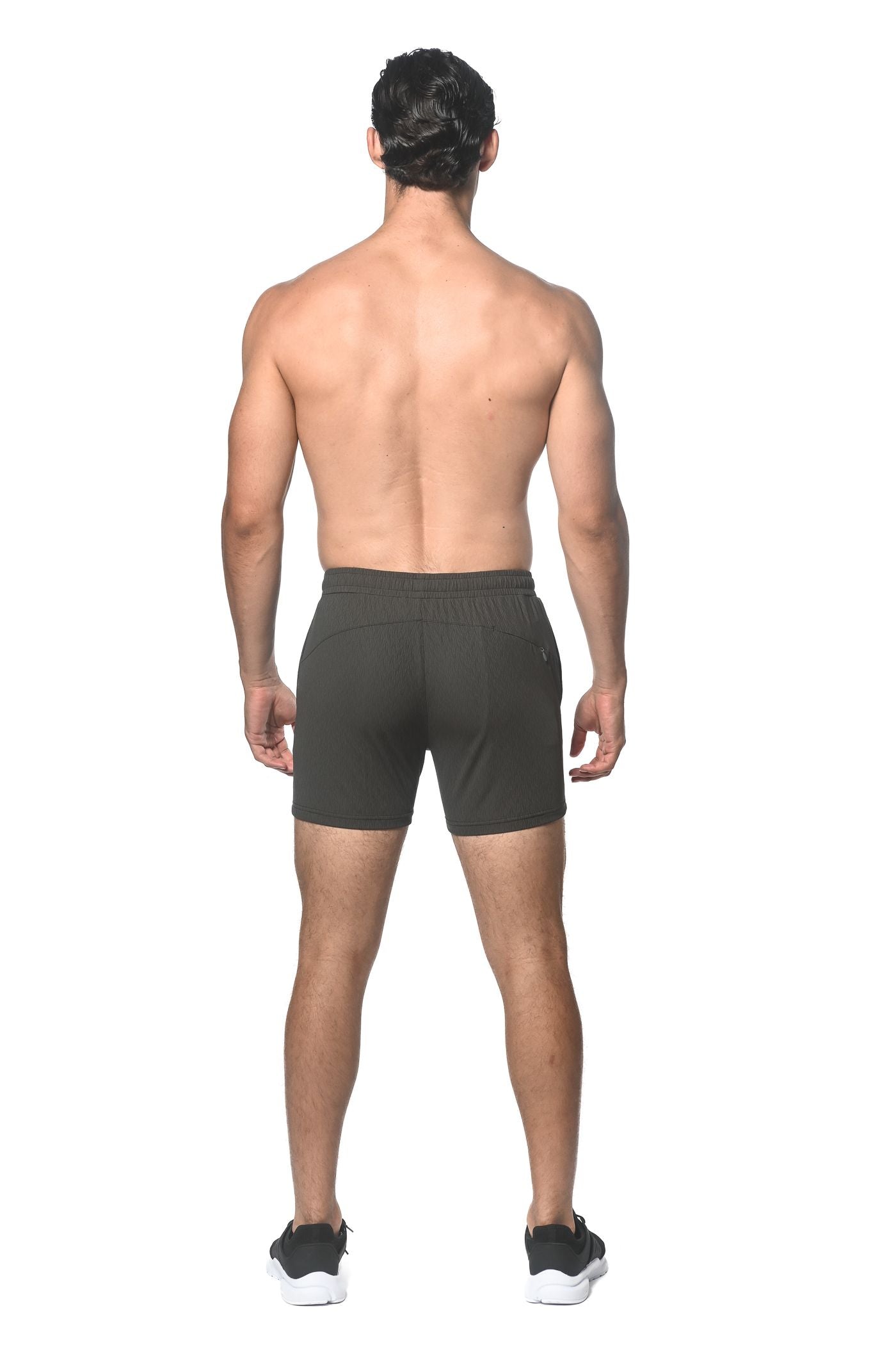 PANTALONES CORTOS ELÁSTICOS DE ALTO RENDIMIENTO CON TEÑIDO ESPACIAL