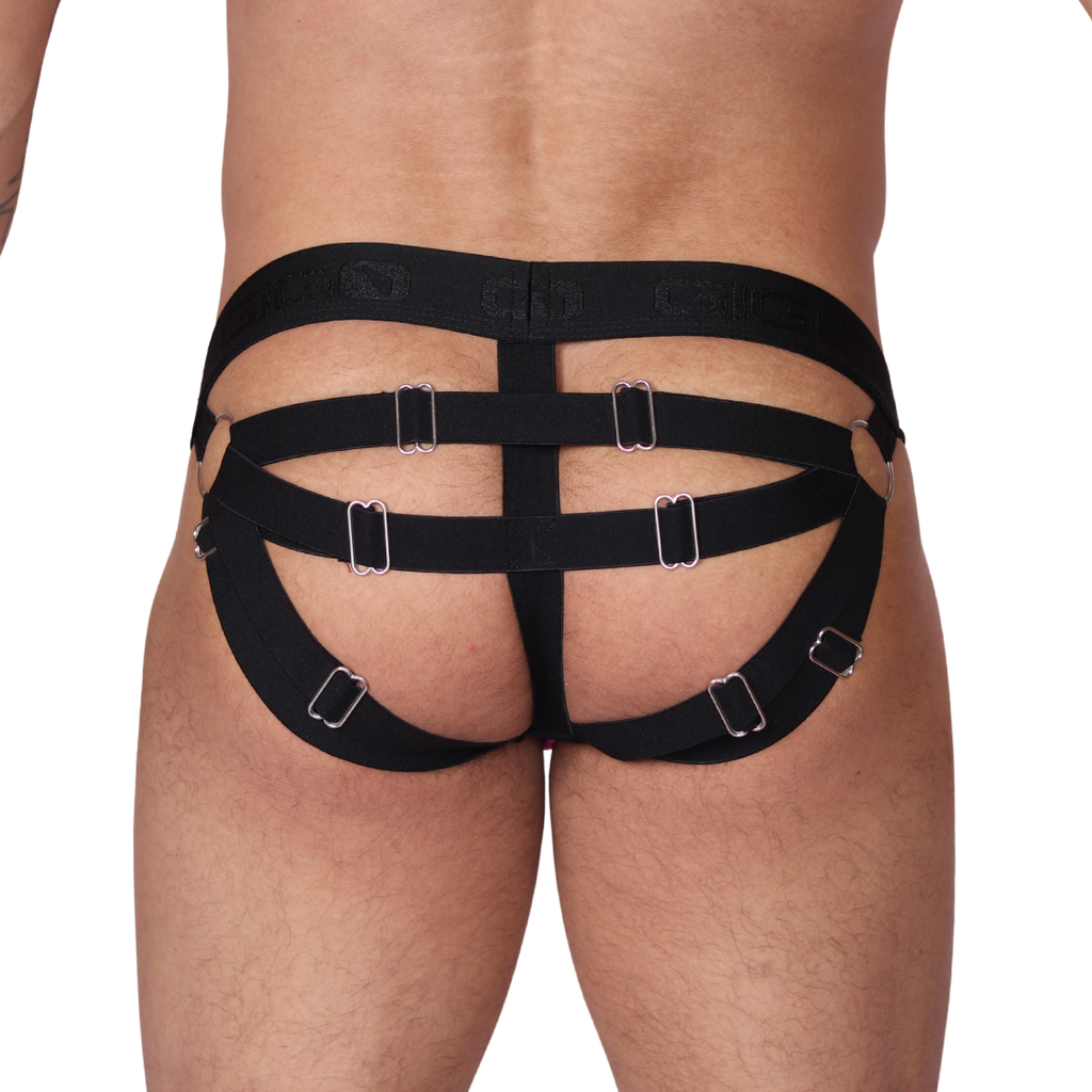 Spectrum Fuchsia Jockstrap back view by Gigo Underwear