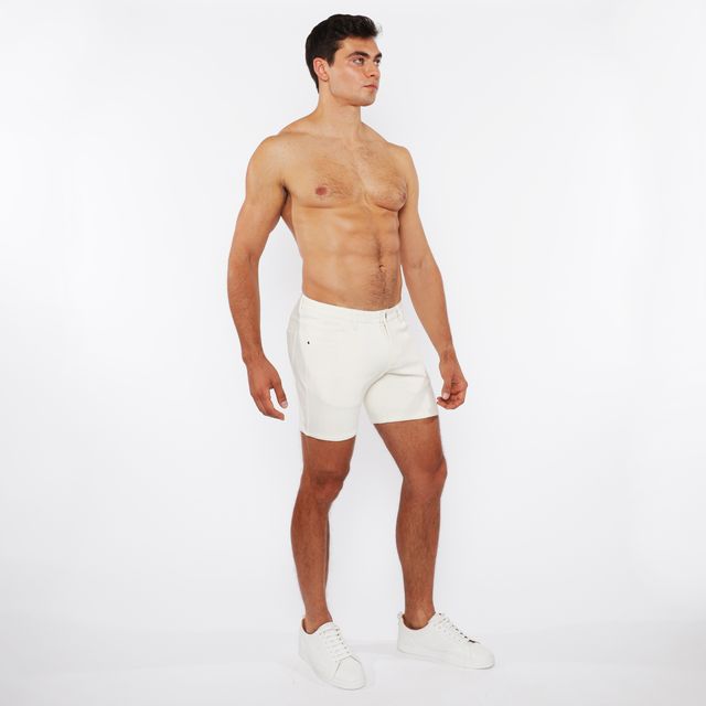 JAQUARD STRETCH KNIT CHINO SHORTS