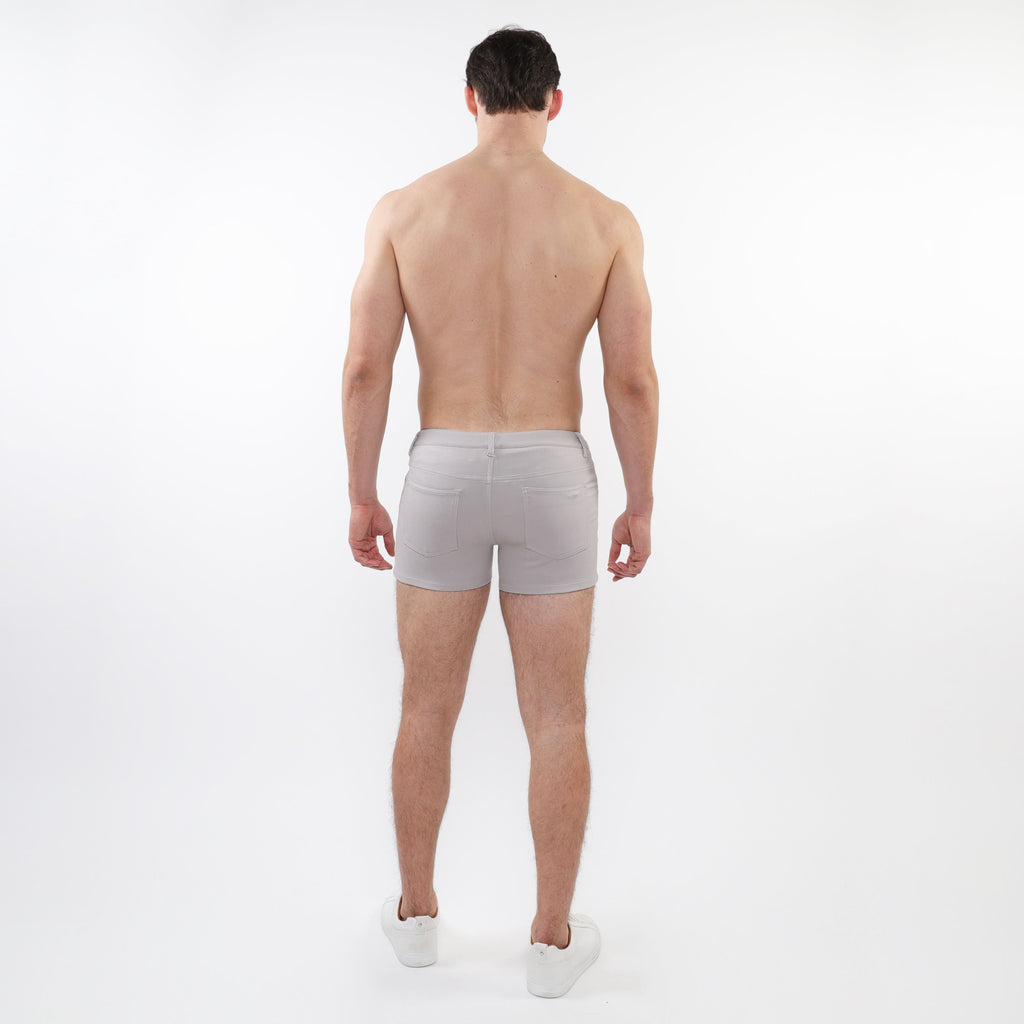 Pantalón corto de punto elástico de 3"